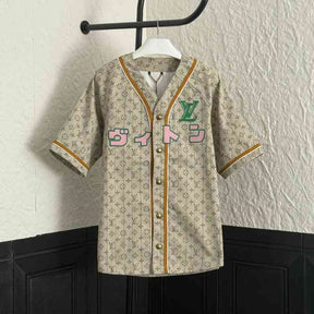 Camisa Louis Vuitton Baseball Wear Beige