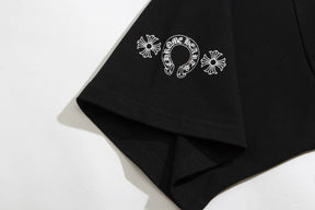 Camiseta Chrome Hearts Multi Logo Preta