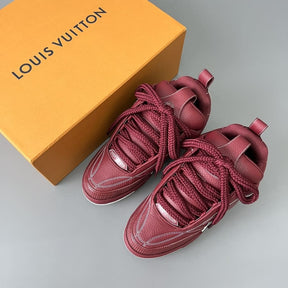Tênis Louis Vuitton LV Skate Sneaker Bordeaux Red