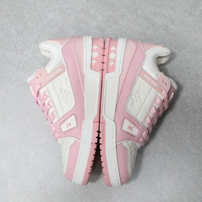 Tênis Louis Vuitton LV Trainer Rose Pink