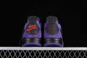 Tênis Air Jordan 4 x Travis Scott Purple Suede