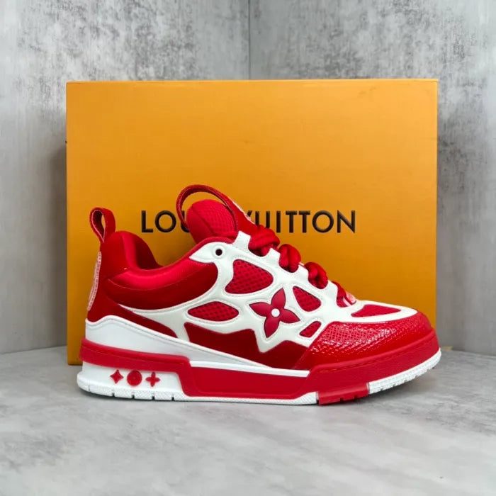 Tênis Louis Vuitton LV Skate Sneaker Red White