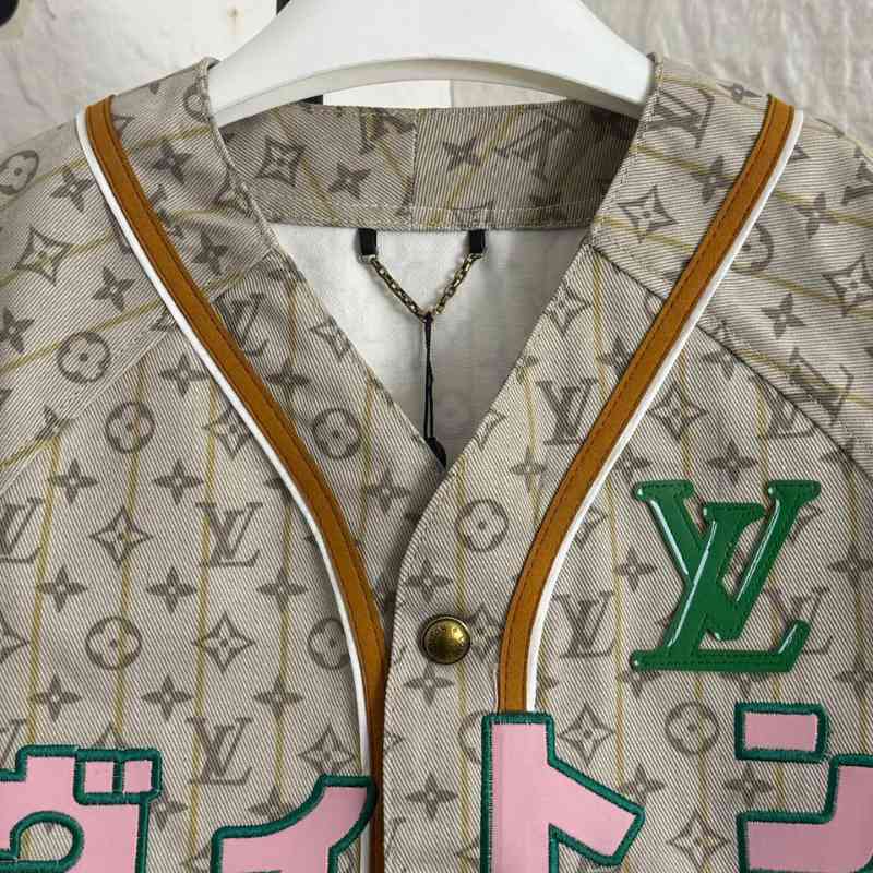 Camisa Louis Vuitton Baseball Wear Beige