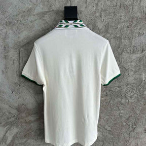 Camiseta Polo Casablanca Classic Laurel Branca