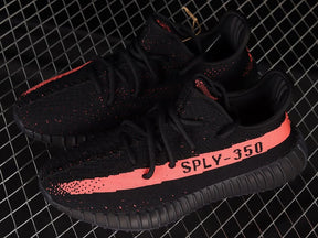 Tênis Adidas Yeezy 350 V2 Core Black Red
