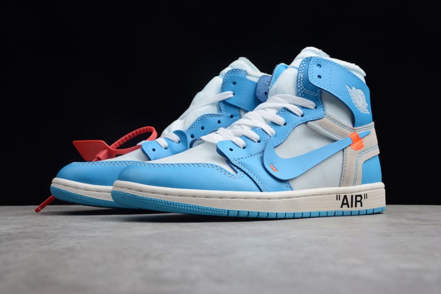 Tênis Air Jordan 1 High x Off-White UNC