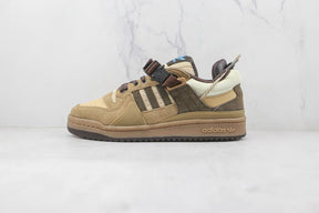 Tênis Adidas Bad Bunny x Forum Buckle Low Café
