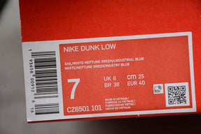 Tênis Nike Dunk Low x Kasina Neptune Green