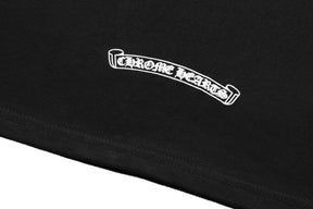 Camiseta Chrome Hearts horseshoe Cemetery Cross Preta