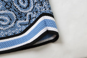 Shorts Amiri Bandana Crochet Basketball Blue