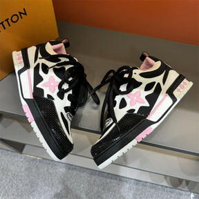 Tênis Louis Vuitton LV Skate Black Pink
