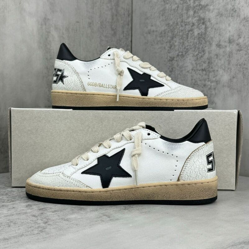 Tênis Golden Goose Ball Star 'Sneakers' White Star Black