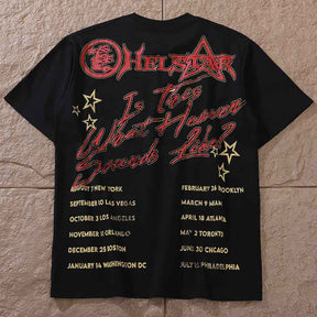 Camiseta Hellstar Heaven Tour Tee Preta