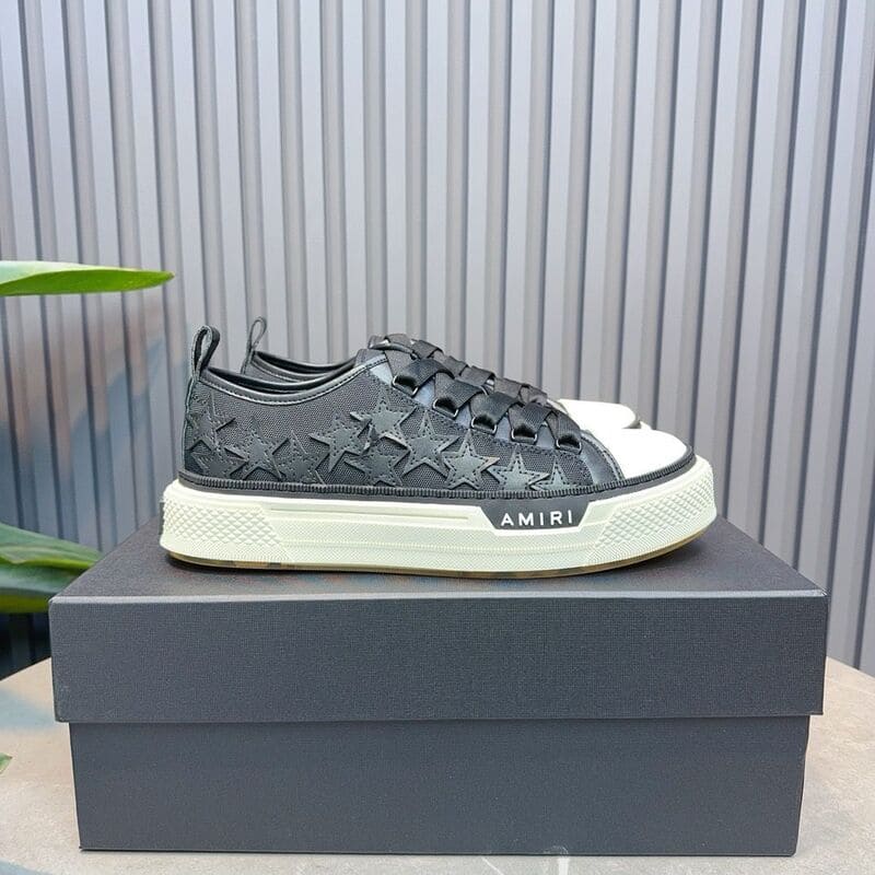 Tênis Amiri Stars Court Low Black