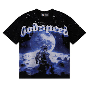 Camiseta Godspeed No Looking Back Black