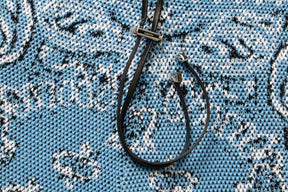 Shorts Amiri Bandana Crochet Basketball Blue