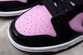 Tênis Nike Dunk Low Black Patent Pink