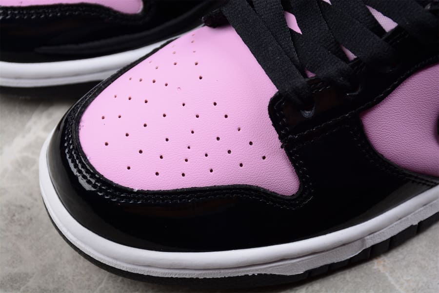 Tênis Nike Dunk Low Black Patent Pink