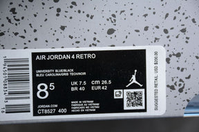 Tênis Air Jordan 4 University Blue