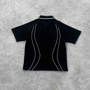 Conjunto Corteiz Island Pique Polo Preto