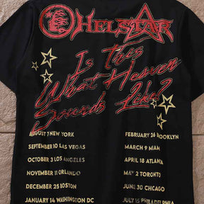 Camiseta Hellstar Heaven Tour Tee Preta