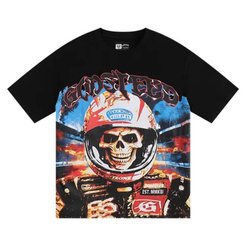 Camiseta Godspeed Racer Goldie Black