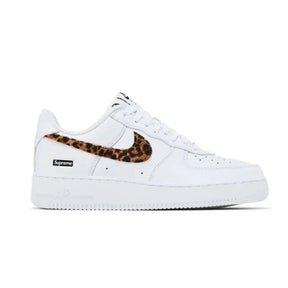 Tênis Air Force 1 Low White Cheetah x Supreme x GoodEnough