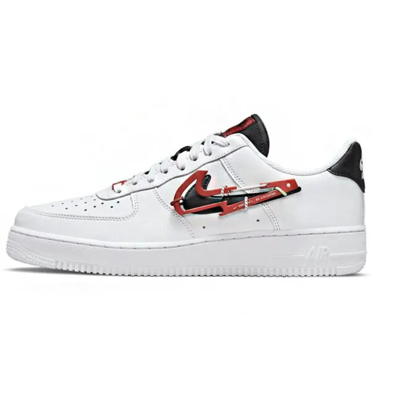 Tênis Nike Air Force 1 Low Carabiner Swoosh Red