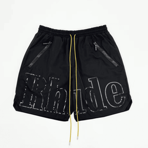 Shorts Rhude Logo All Black