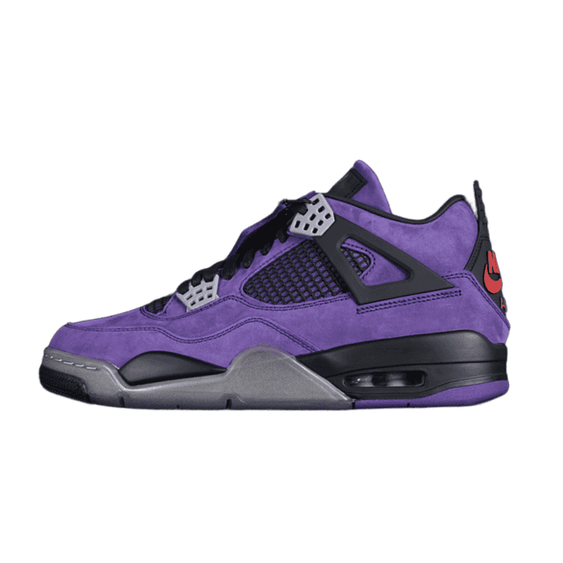 Tênis Air Jordan 4 x Travis Scott Purple Suede