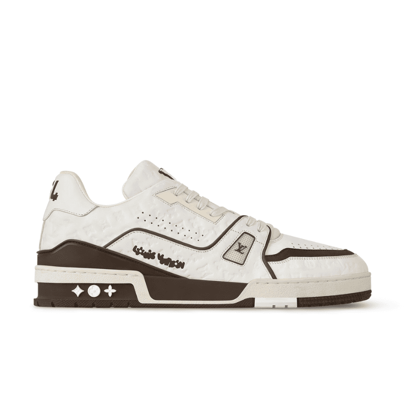 Tênis Louis Vuitton LV Trainer Tyler, the Creator White Mocha