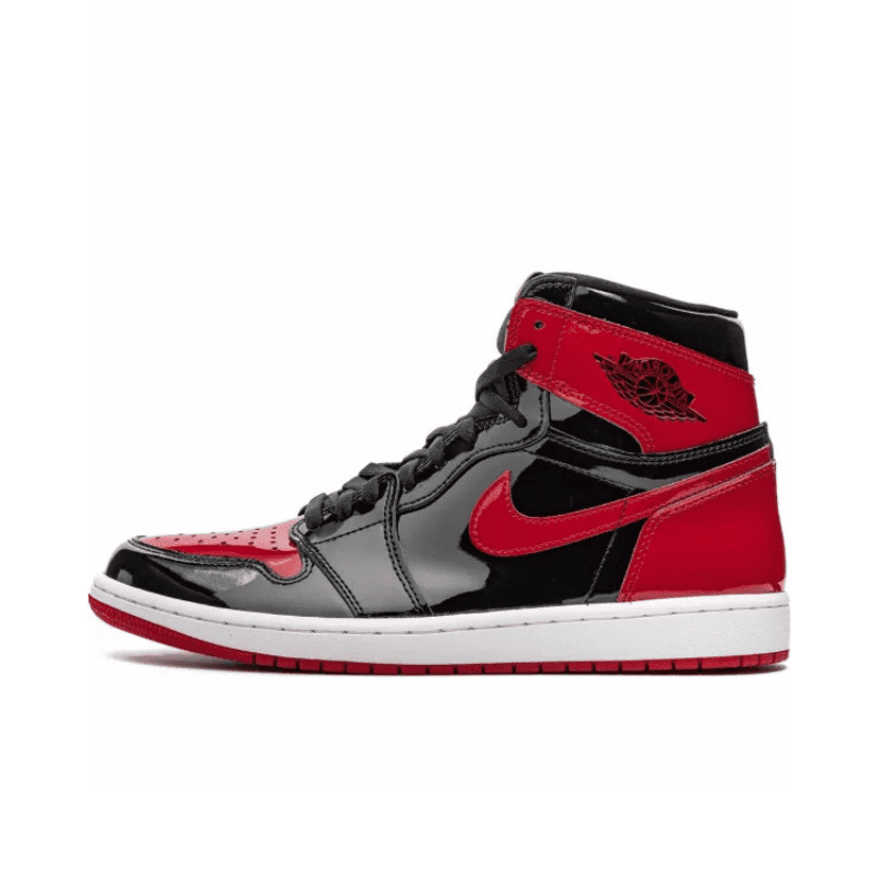 Tênis Air Jordan 1 High Patent Bred