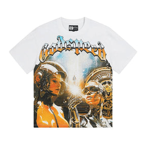 Camiseta Godspeed Skeletons Astronaut White