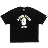 Camiseta BAPE x Syna by Central Cee College Black