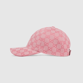 Boné Gucci GG Rosa Canvas