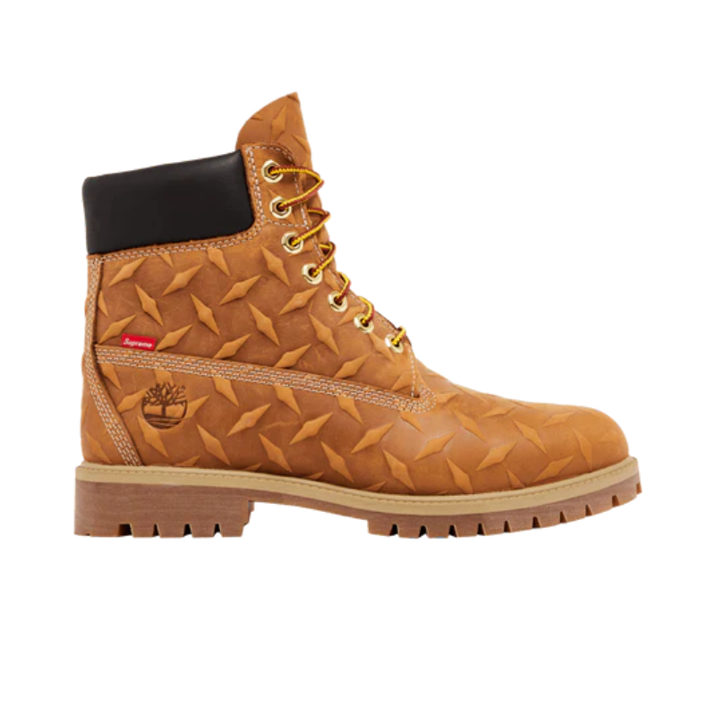 Bota Timberland x Supreme Diamond Plate Wheat