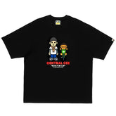 Camiseta BAPE x Syna by Central Cee Bax Milo Black