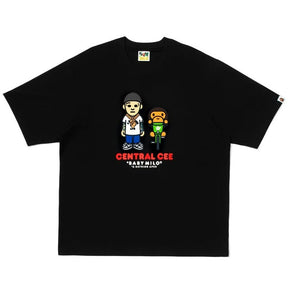 Camiseta BAPE x Syna by Central Cee Bax Milo Black