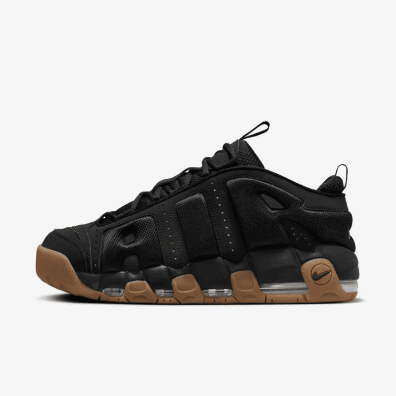 Tênis Nike Air More Uptempo Low Black Gum