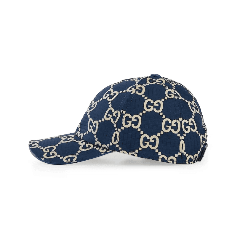 Boné Gucci GG Blue Marine Canvas