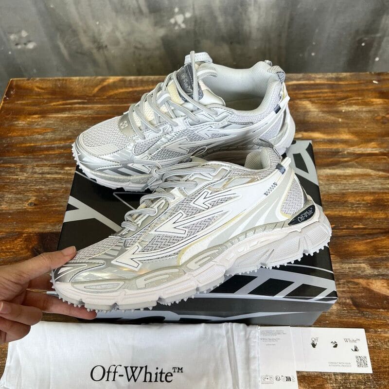Tênis Off-White Be Right Back Grey Silver