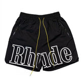 Shorts Rhude Logo Black/White