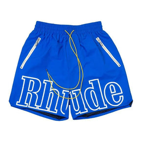 Shorts Rhude Logo Royal Blue