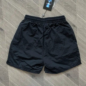 Shorts Hellstar Waxed Nylon Athletic Black