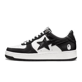 Tênis A Bathing Ape Bape Sta Low Black White