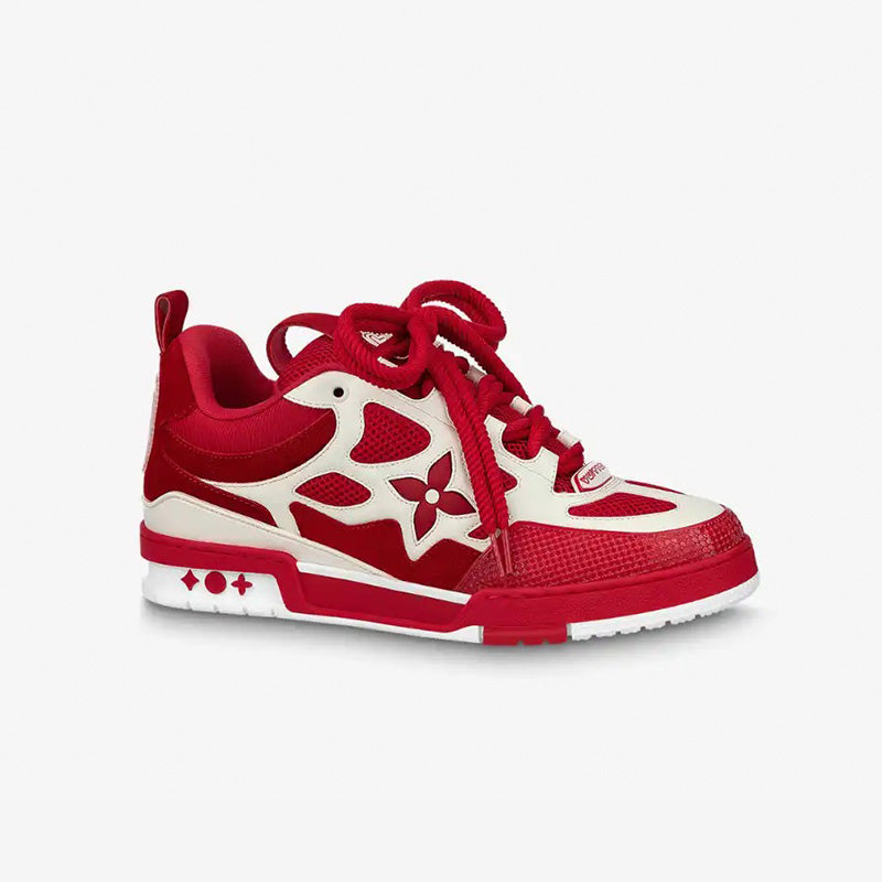 Tênis Louis Vuitton LV Skate Sneaker Red White