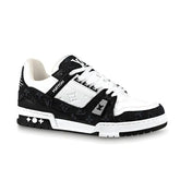 Tênis Louis Vuitton LV Trainer White Black
