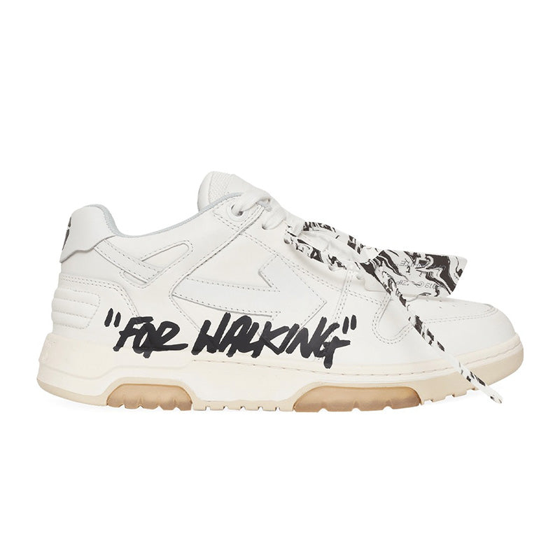 Tênis Off-White Out of Office For Walking White Black