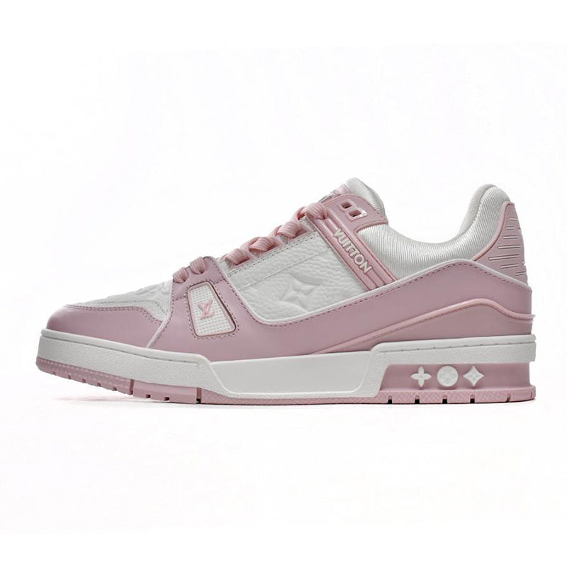 Tênis Louis Vuitton LV Trainer Rose Pink