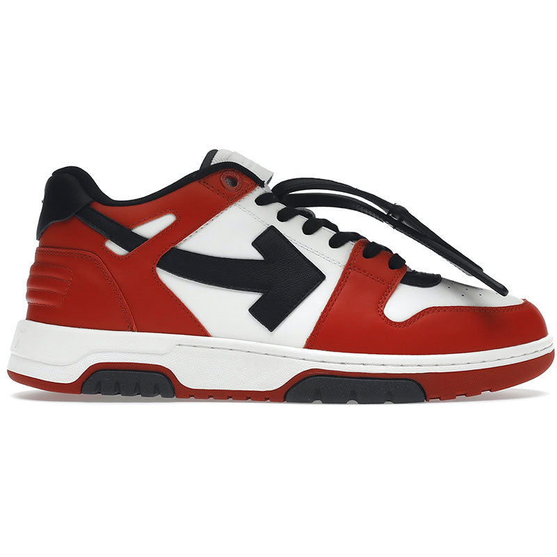Tênis Off-White Out Of Office "OOO" Black White Red